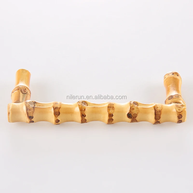 Furniture kitchen cabinet dresser wardrobe closet wooden bamboo root handle drawer pull