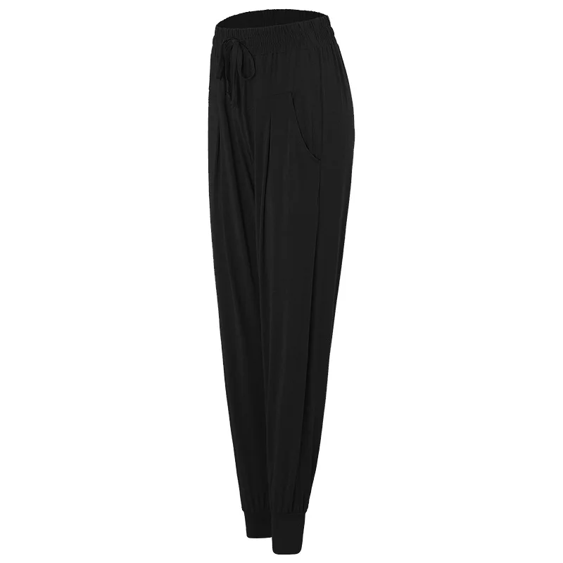 Модные Качественные быстросохнущие мягкие Леггинсы для йоги из модала с высокой талией, спортивные Леггинсы из конопли, женские штаны для бега и йоги с свободными карманами, 2020