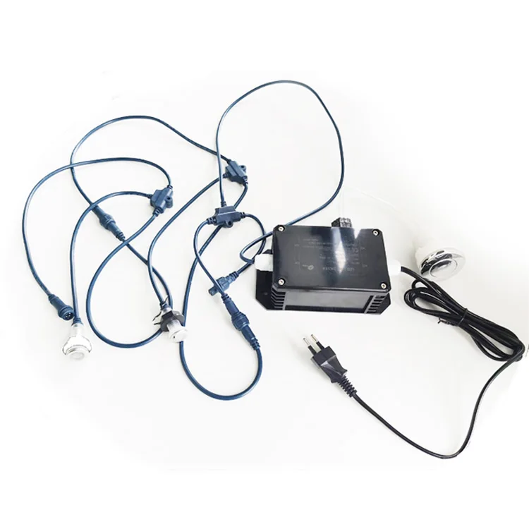 Hot Sale Bathtub Whirlpool Air Massage Jet Kit Led Small Light Hot Tub Bubble Light System