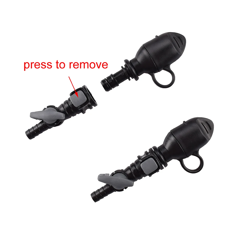 food graded silicone mouthpiece water bag Hydration bite valve silicone nozzle on-off switch quick release