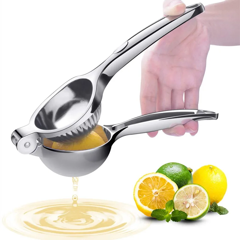 Stainless Steel Fruits Citrus Juicer Hand Manual exprimidor de limones Orange Handheld Juice Lime Pressing Lemon Squeezer