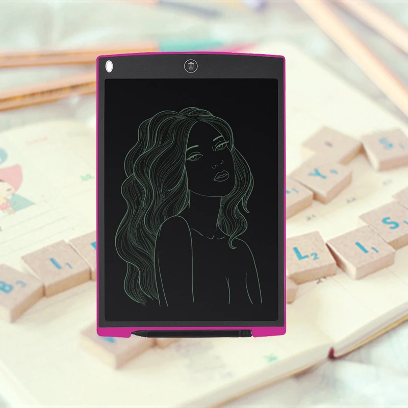 Howshow Convenient Mini Digital Notepad Memo Pad e-Writing Board 12inch Lcd Writing Tablet