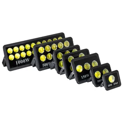 500W 800W 1000W High power cob led floodlight reflector 85-277v isolated driver 3years warranty