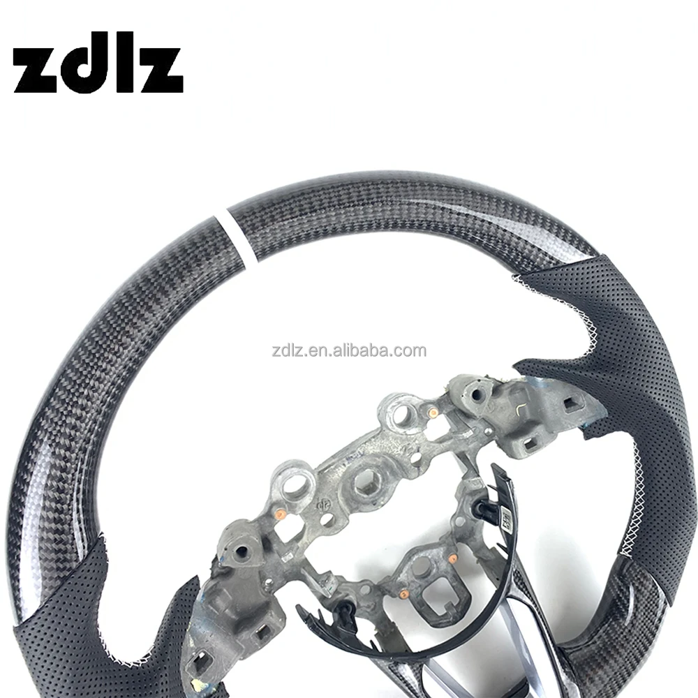 Carbon Fiber Steering Wheel For Mazda 3 5 6 7 CX3 CX4 CX5 CX9 MX-5 RX-8 Axela Atenza CX-3 CX-5 CX-7 Steering Wheel Customizable