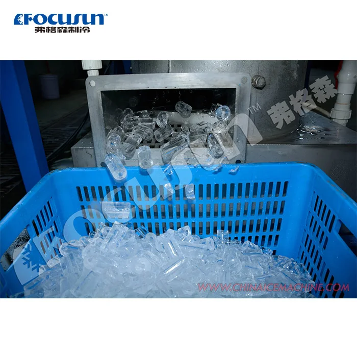 focusun cylinder clear ice tube ice maker 5000kgs