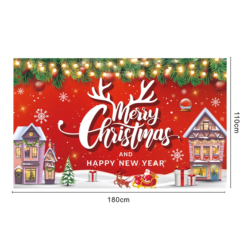 Merry Christmas Backdrops Photography Snowflake Winter Photo Background Christmas Decoration