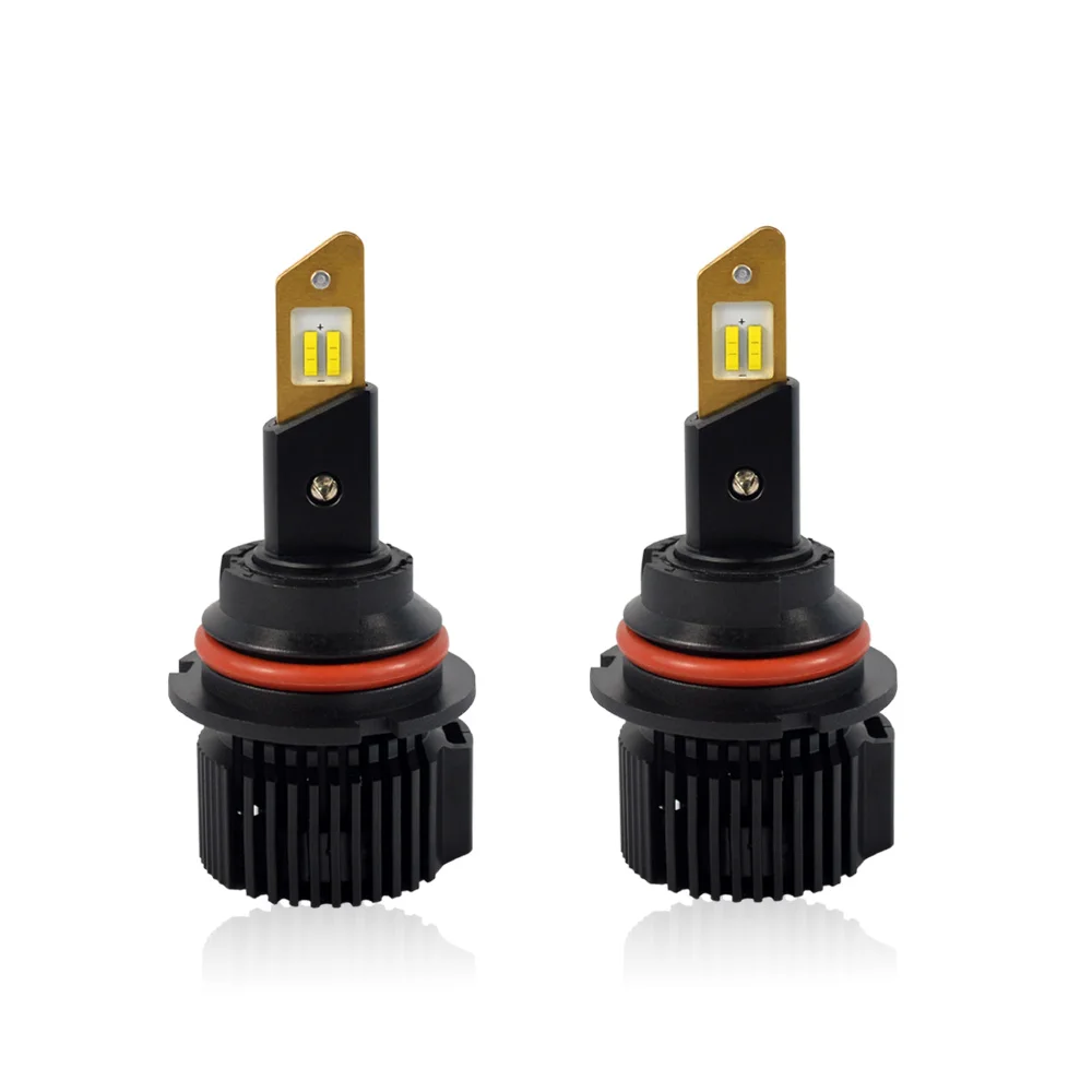 Супер яркая лампа для фар 9004/9007 100 Вт Светодиодная Автомобильная фара 12 в 50 Вт Светодиодная лампа VS галогенная лампа для фар