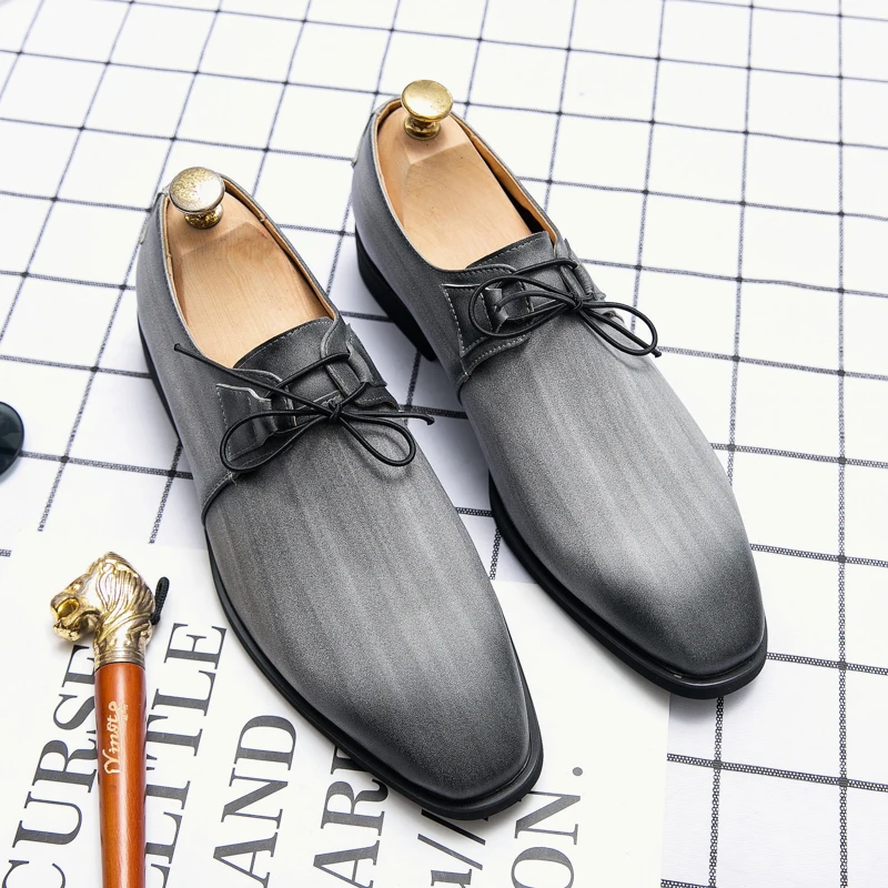 Zapatos De hombres Genuine Leather Loafers Formal Flats Shoes Moccasin Gommino Driving Business Dress Shoes For Men