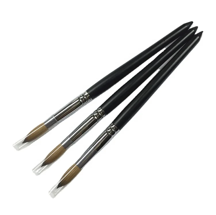 100% kolinsky acrylic nail brush manufacturer supplies nail art beauty