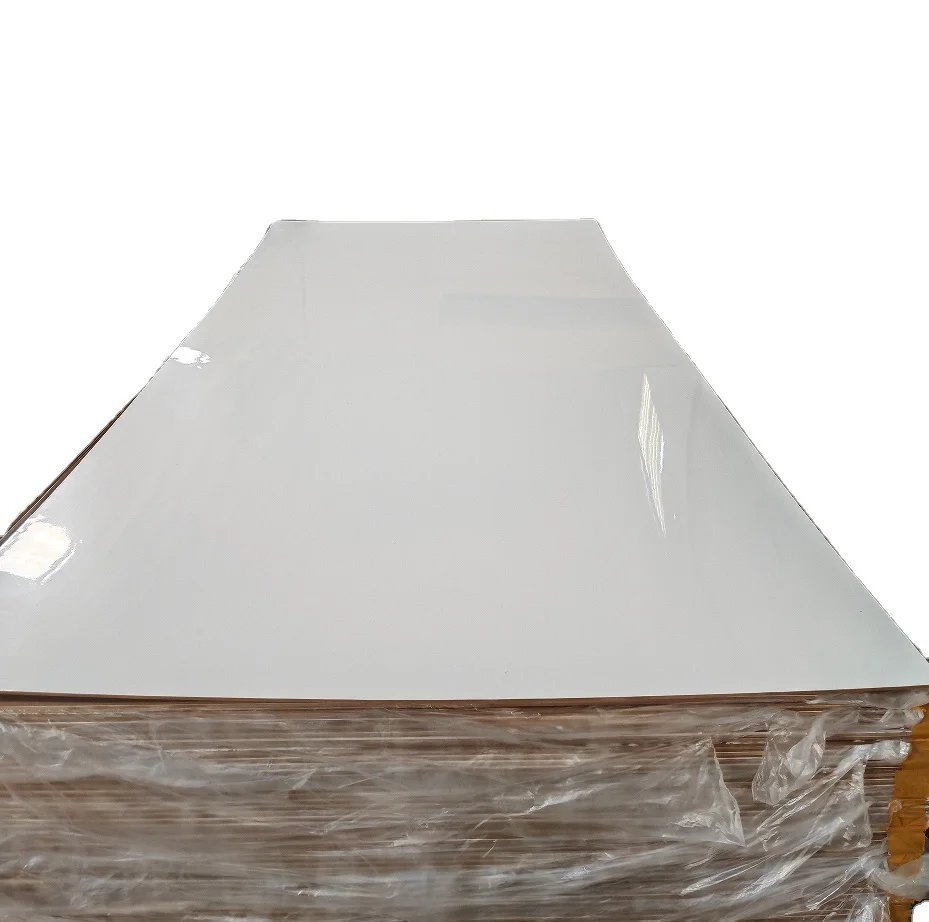 papers laminated white melamine mdf sheet 3mm wood board 18mm 15mm hdf board for kitchen cabinet bedroom furniture