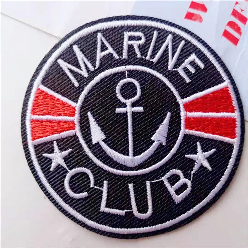 custom full embroidered logo jackets hats clothing badges patches wholesale iron on patch design your logo woven patches