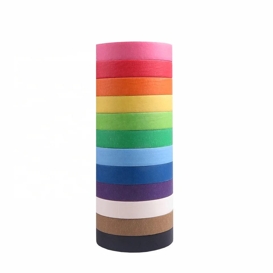 11 Colors Free Sample UV Resistant Custom Design Masking Painters Tape