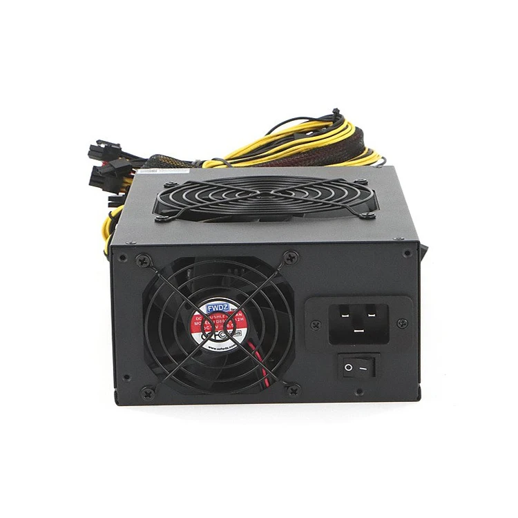 Hot sale 2000w Pc Psu  Quiet Power Supply 12v Atx  2000w 2200w 2400w Power Supply Support 8 Graphics Card Power Supply