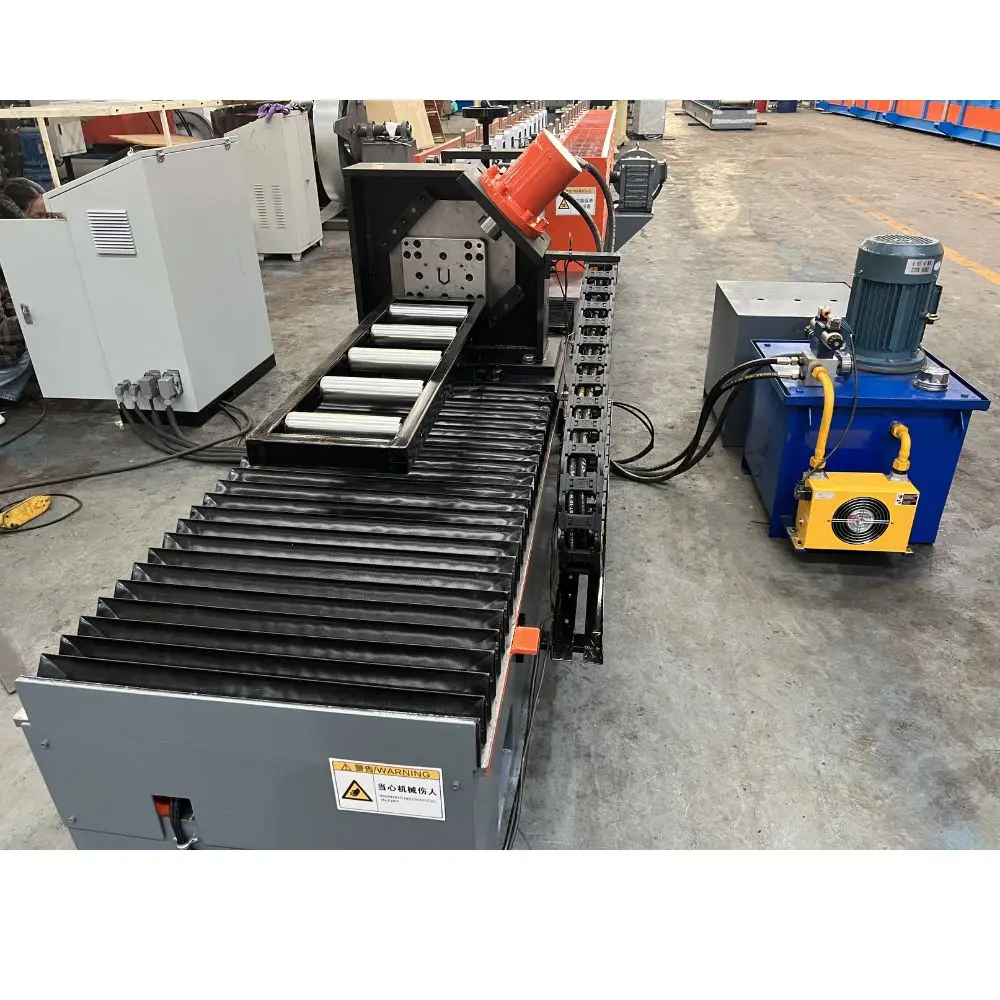 New 0.8mm-2.0mm Thickness GI Steel Reinforcement Profiles Support C U Lip Channel Roll Forming Machine for PVC UPVC Windows