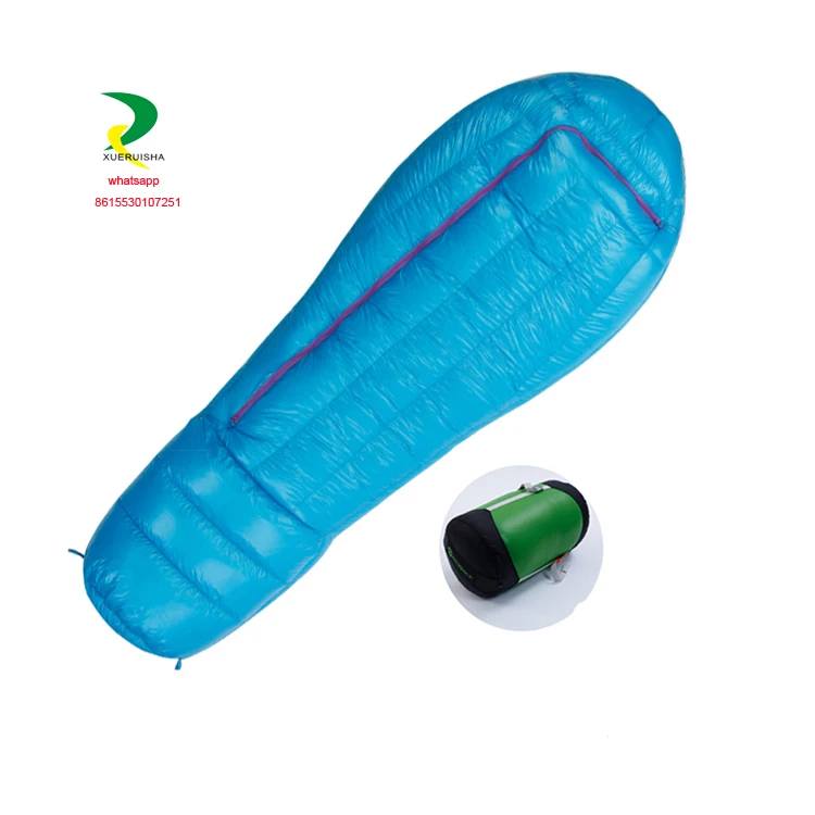 
top seller national heated rip stop good quality extra wide and long 95% duck down goose down kids sleeping bag for extreme cold 
