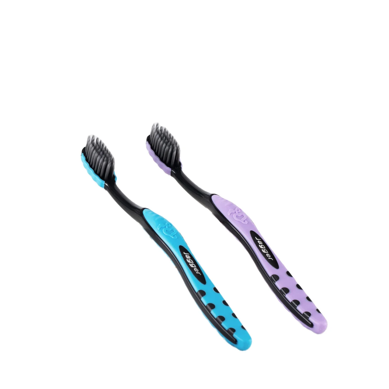ISO CE high-density soft bristles toothbrush with soft rubber on the back to be tongue cleaner massage gums OEM free sample
