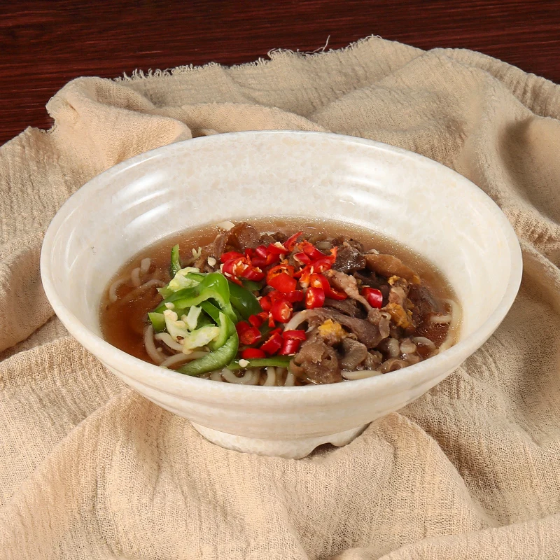 Thick melamine dishes unbreakable plastic wholesale High Quality Japanese noodle Ramen bowl for Restaurant