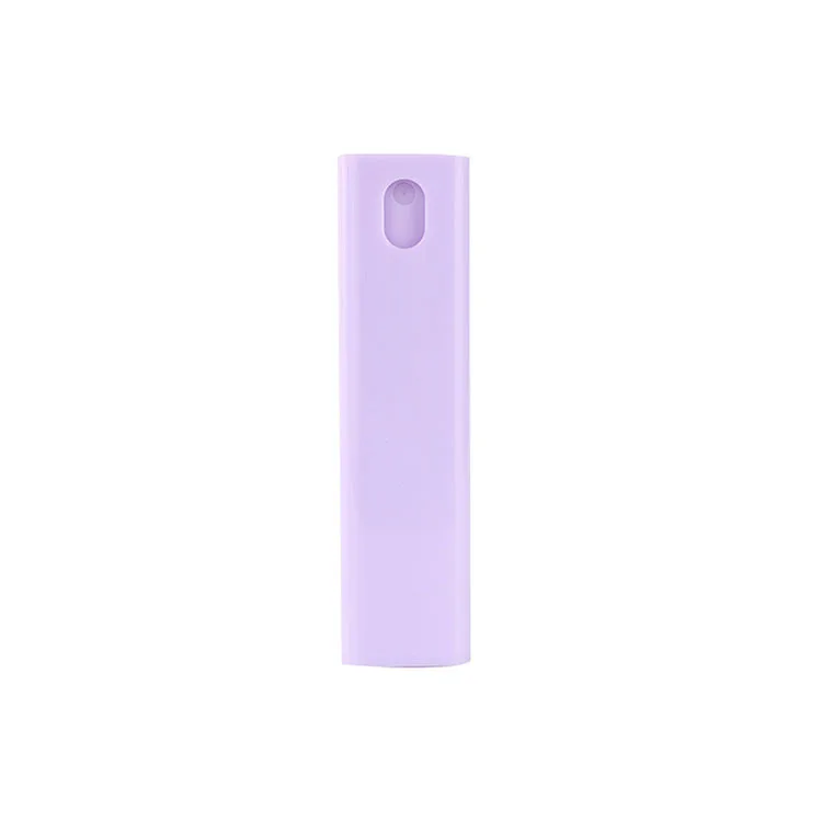 hot sale product 10ml easy fill refillable travel square plastic perfume twist up colored atomizer portable liquid container