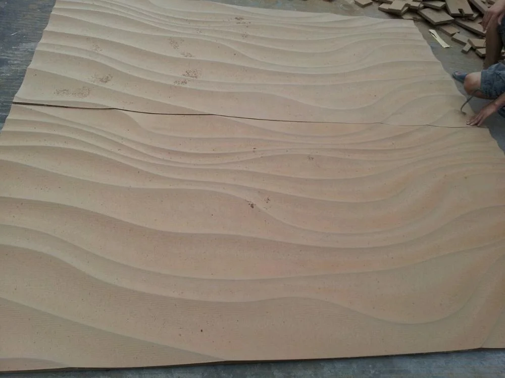 3D wooden wall facade for hotels wall decoration