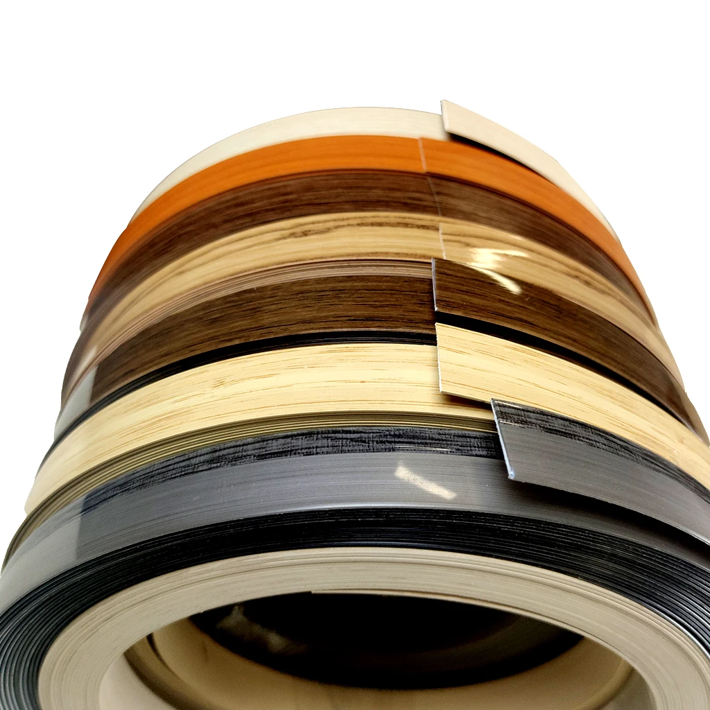 Мебель на заказ фурнитура из ПВХ Облицовочный ремень с белыми краями хромированная обрамление