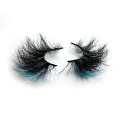 top products short style lash strips false eyelashes natural 3d mink lashes 5d wholesale vendor 25mm rainbow color strip lash