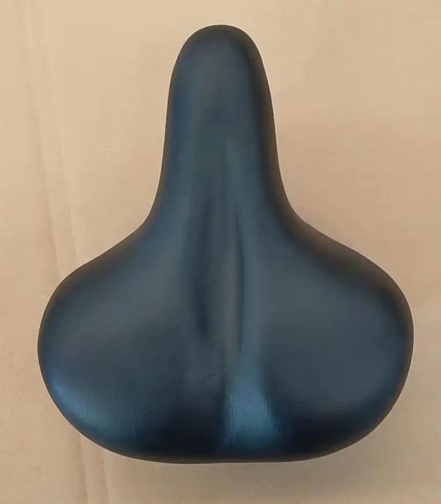 Comfortable Soft PU Leather Bicycle Saddle Bike Seat for Beach Mountain Fat Cruiser Foam