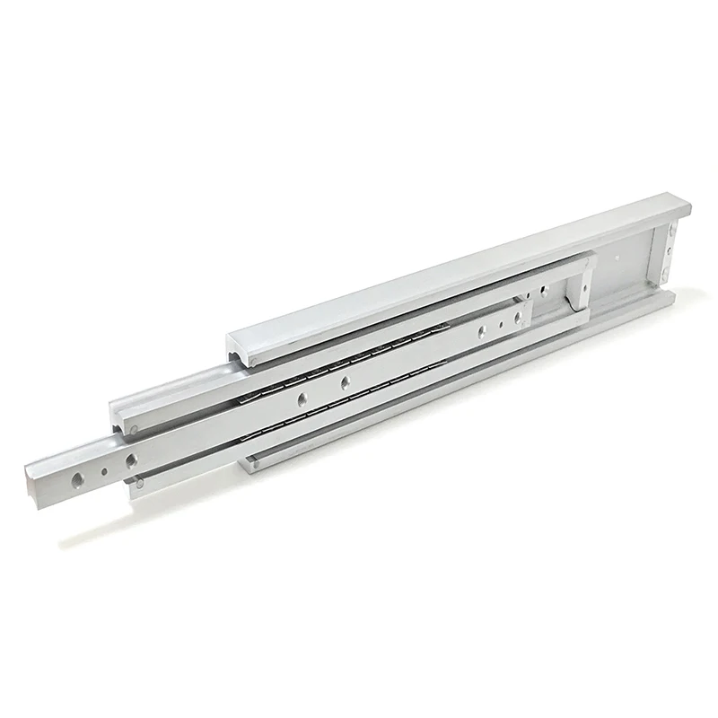 High quality heavy duty 80 wide 27 thick aluminum alloy slide rail anti-corrosion industrial slide rail load 300KG