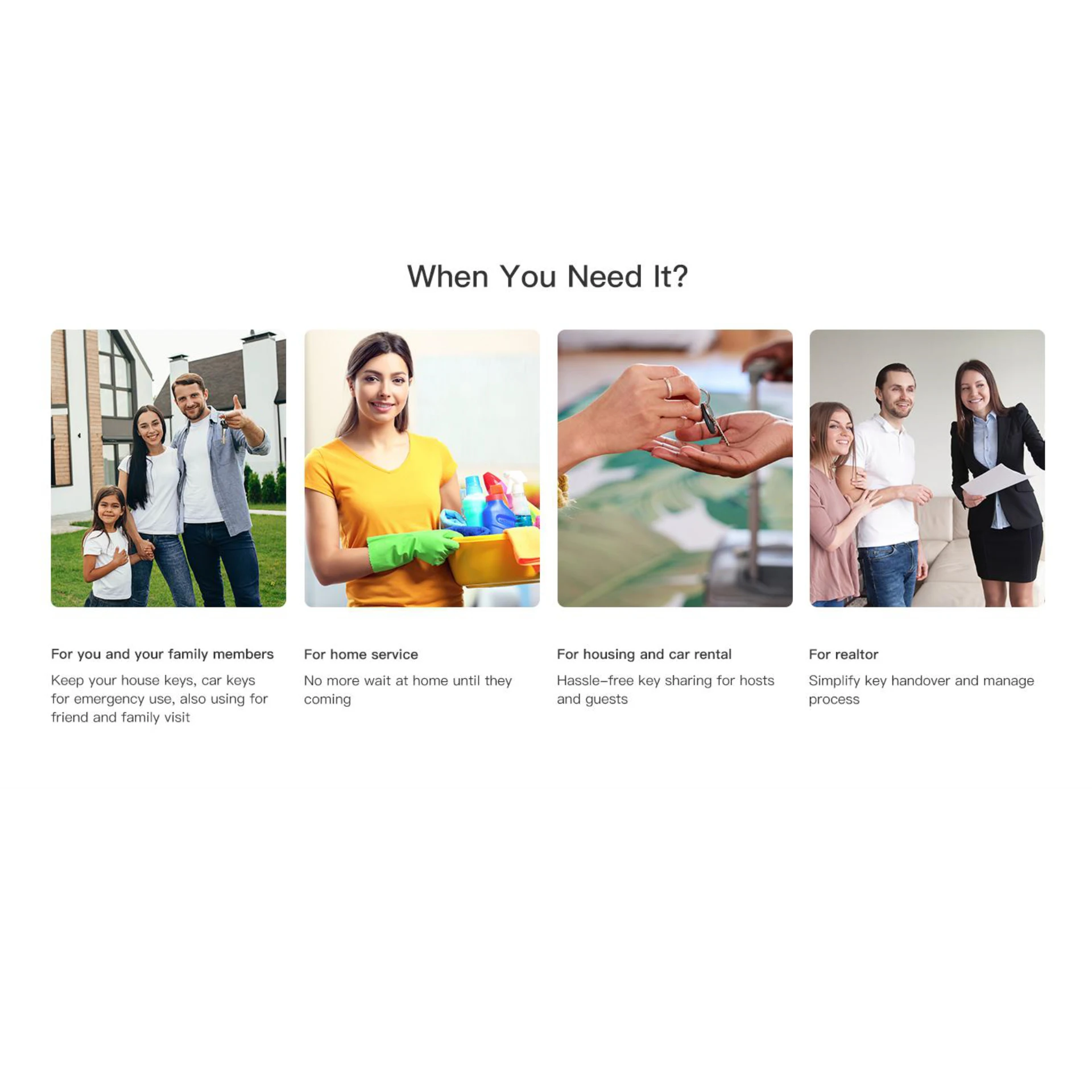 Xiaomi Lockin Smart Key Storage Lock Box BT Wireless Password Key Safe Alloy BOX IPX5 Waterproof For tuya APP Remote Control