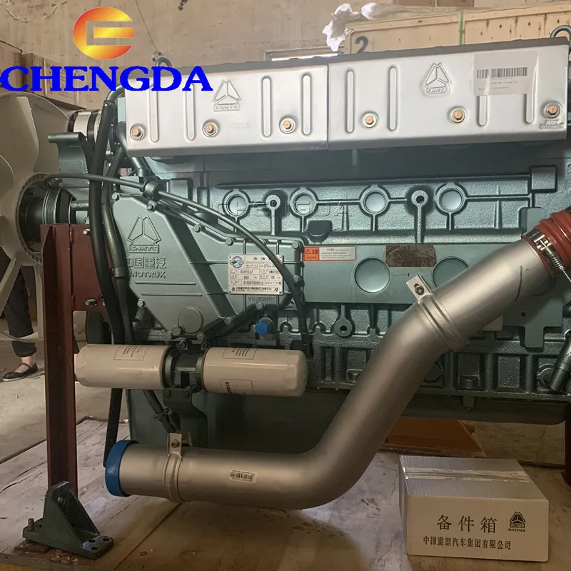 Howo Engine Parts 371HP 336HP Dump truck Diesel 4 Cylinder Engine Assembly Diesel
