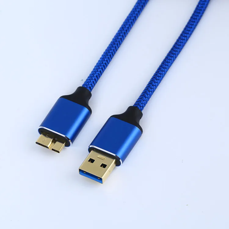 Высокоскоростной USB3.0 мужчина к MICRO B Мужской Жесткий диск Дата кабель для жесткого диска