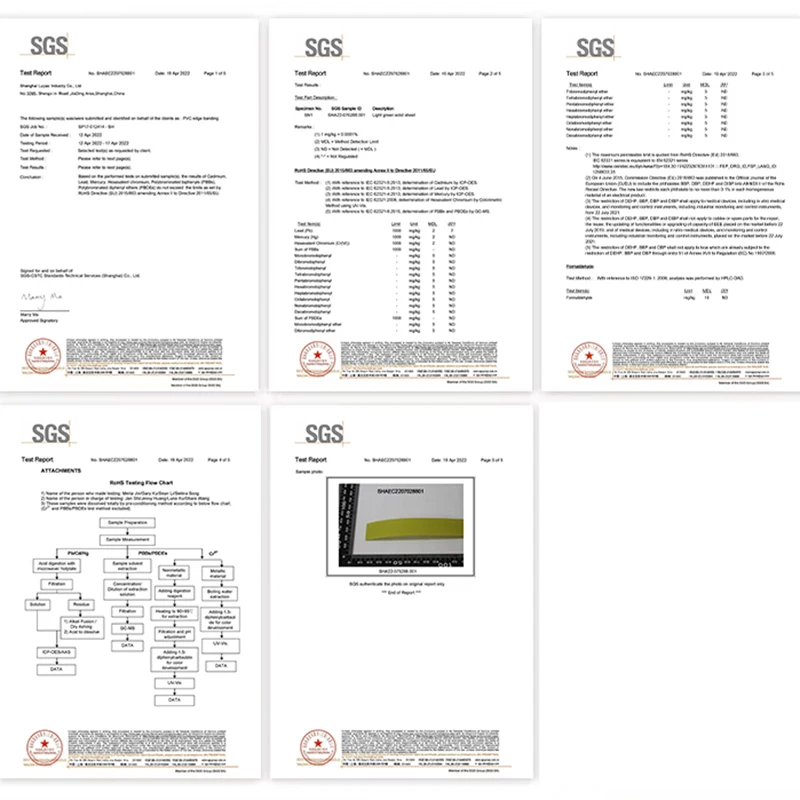 Furniture accessories ABS PVC acrylic wood grain pvc Edge Banding flexible plastic strips