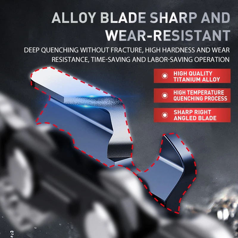 DTWB2-0002 Hot sale 6 Inch 1/4 [37 section 18 blade ] links saw chain and bar for chainsaw