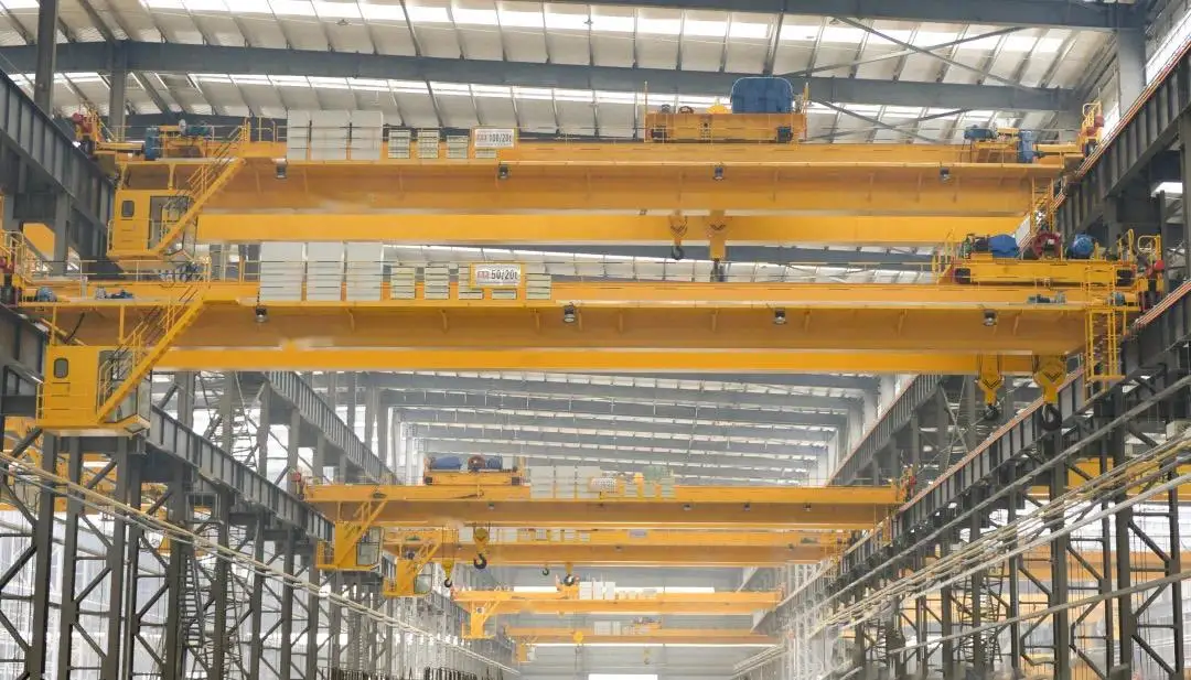 Double Beam Bridge  High Efficiency Heavy Work Duty  QD double girder overhead crane
