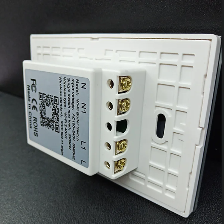 
smart American water heater switch 120 type wifi smart water heater touch switch 