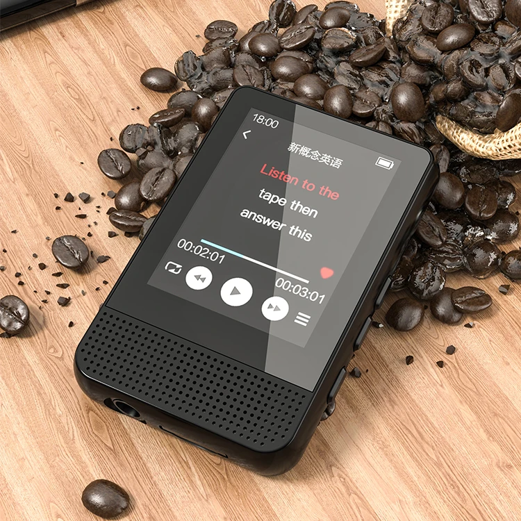 ruizu newest 2021 mp3 player support fm radio voice recording Video ebook built-in speaker