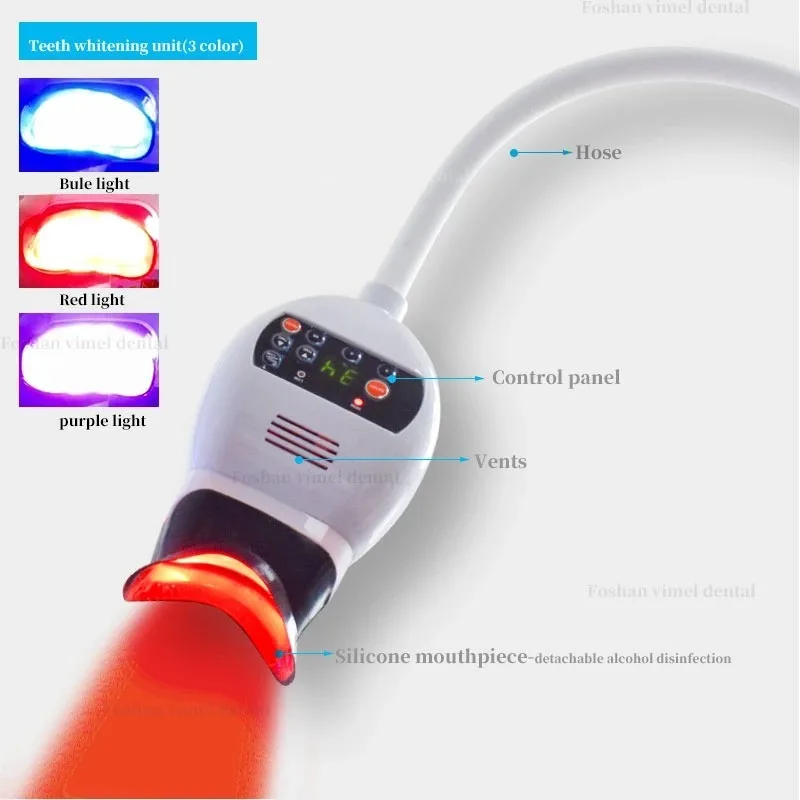 Dental Unit Clip-on Desk Type LED Professional Teeth Whitening Lamp Cold Light Teeth Bleaching Accelerator Machine