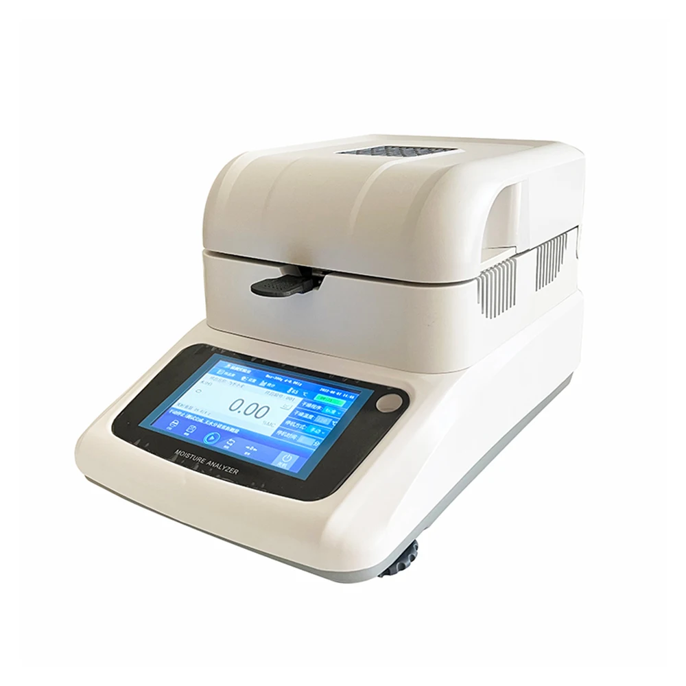 120g 0.005g 0.001g touch screen lab grain moisture meter tester digital electronic soil moisture analyzer for food