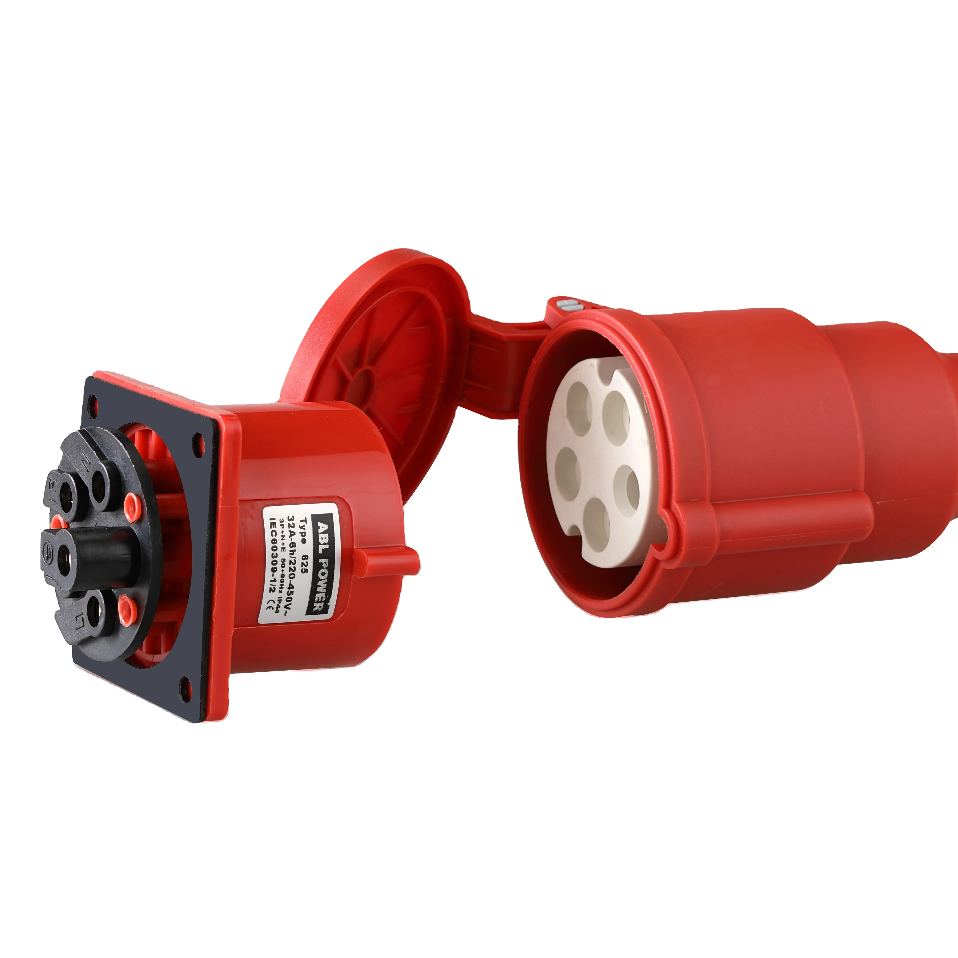 ABLPOWER 380V 3P+N+PE IP44 32A CEE Electrical Plug And Socket E-225X