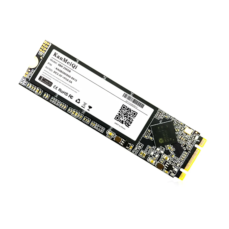 Высокопроизводительный SSD KANMEIQi NGFF 256 ГБ 512 ГБ 1 ТБ M.2 SATA 2280 SSD для ноутбука