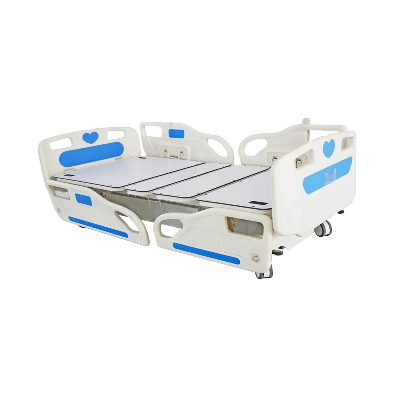 Manufacturer Hospital Furniture Nursing Bed Electric 5 Functions ICU Hospital Bed