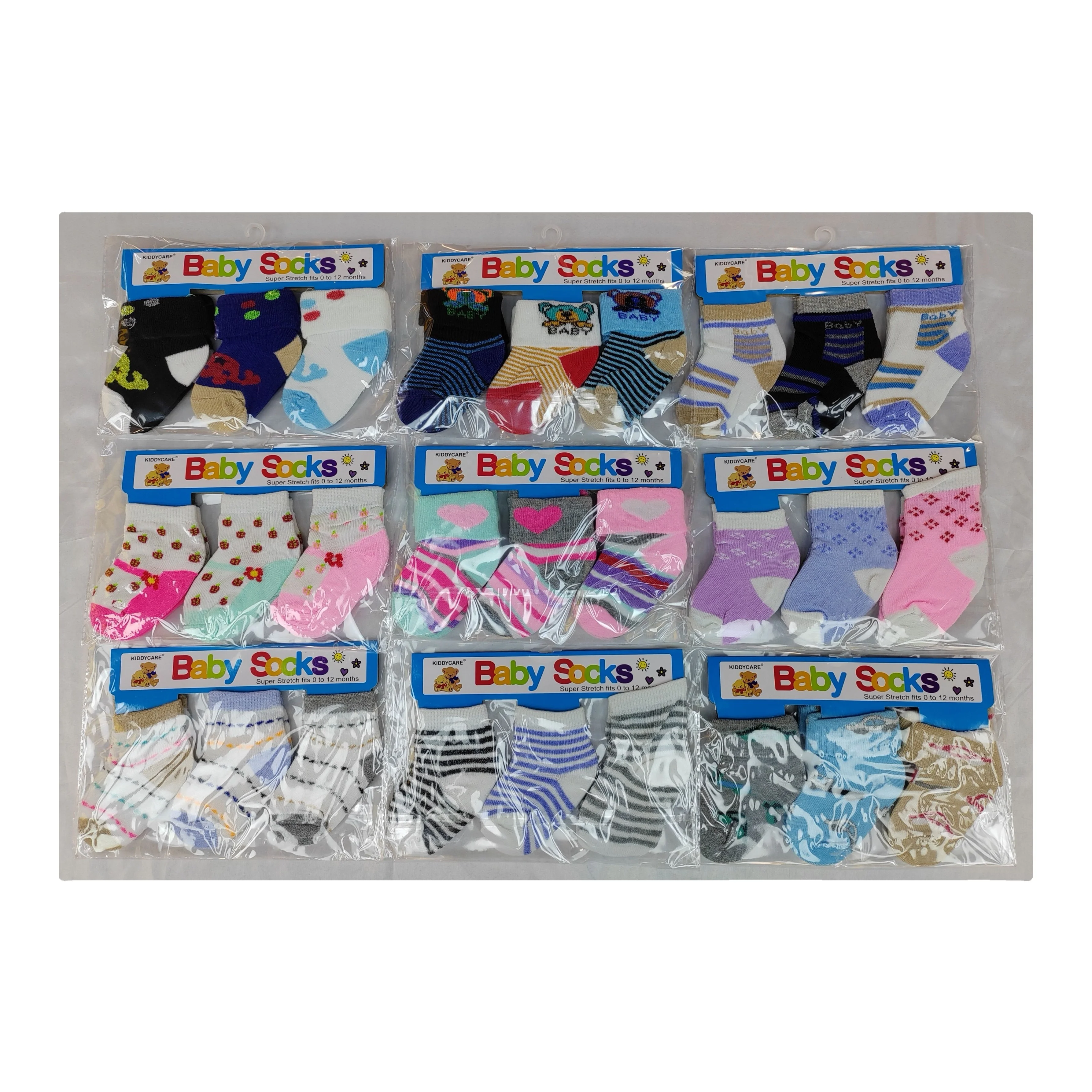 Baby Socks 3 In 1 Super Stretch 0 To 12 Months Baby Cotton Care