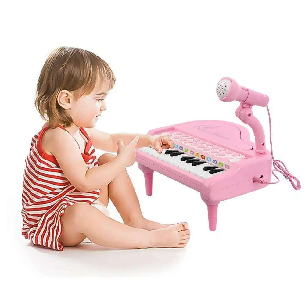 Multifunctional Flexible 24 Keys Piano Toy Keyboard For Toddlers Birthday Gift Toy