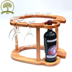 Olivewood Made Red Wine Glass Rack Hand Made Good Quality
