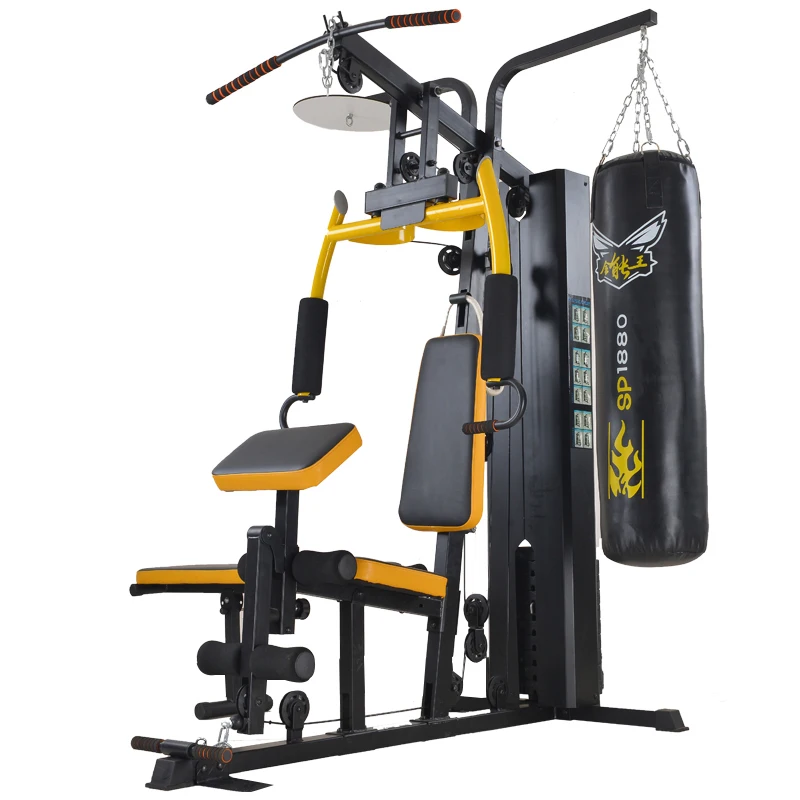 2021 wholesale  multi function home gym fitness equipment three station home gym