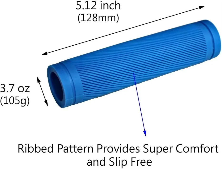 Convenient Double Lock-On Aluminum Rubber Bike Handlebar Cover for Kids for Road Cycling and Mountain Biking