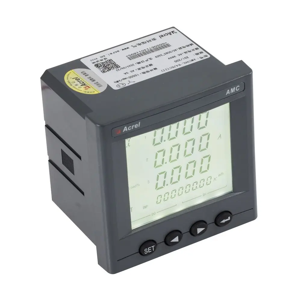 Acrel Solar inverter CE/IEC AMC96L-E4/KC digital multifunctional panel meter/multifunction digital panel meter