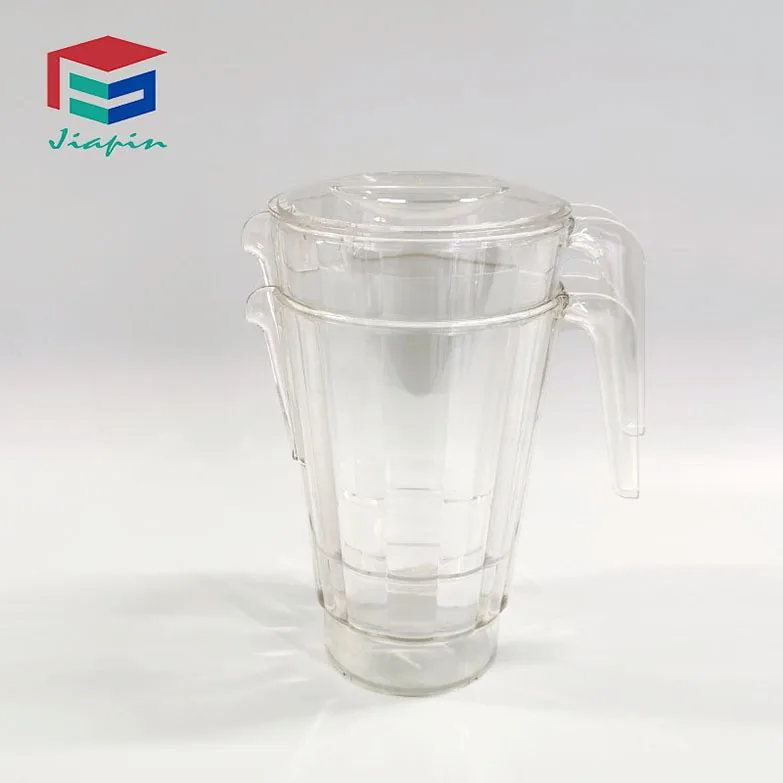 
New hot sale Unbreakable plastic jug with lid stackable pitcher 