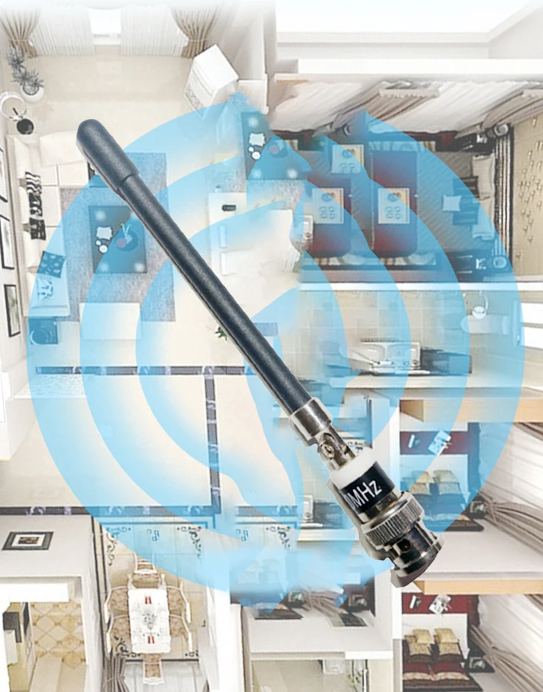 2.4g 5.8g Dual Band Wireless Wifi Antenna Black Bend Whip Rubber Antenna