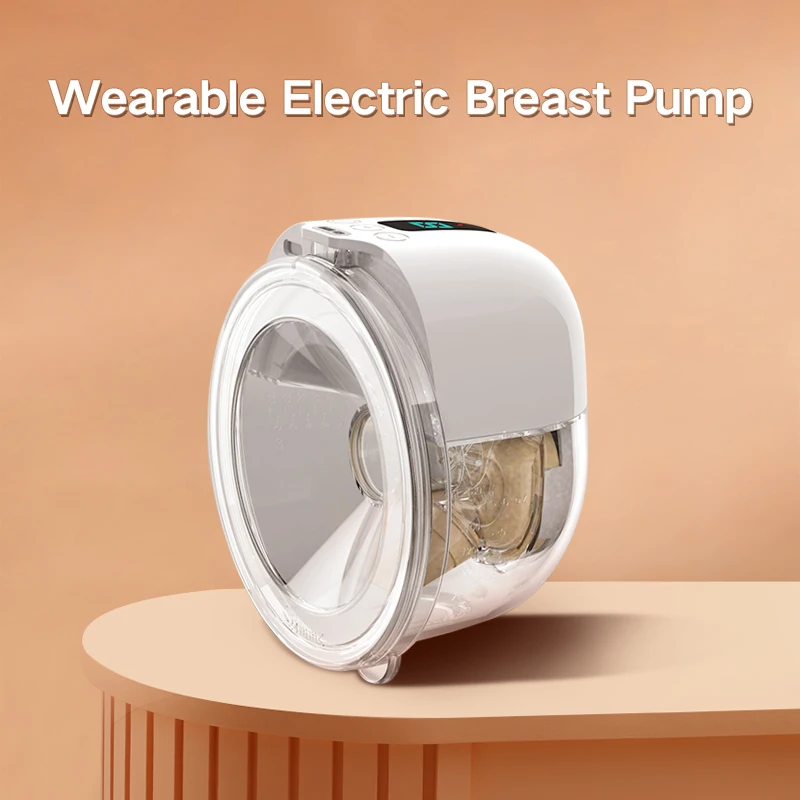 Intelligent Handsfree Wireless Breast Pump Hands Free Double Electric Breast Pump OEM Milk Smart Silicone Wearable Breast Pump