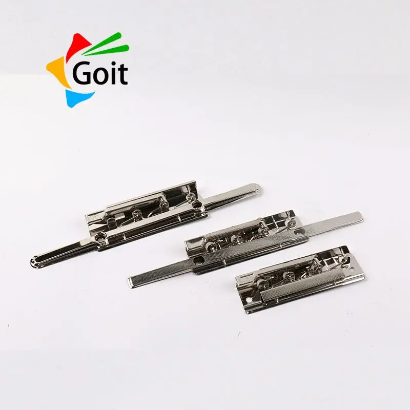 Hot sale 10cm nickle plating metal lever clip 100mm strong spring metal clipboard lever clip for office